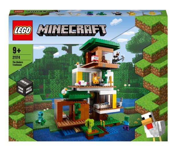LEGO Minecraft 21174 Nowoczesny domek na drzewie - 1019959 - zdjęcie