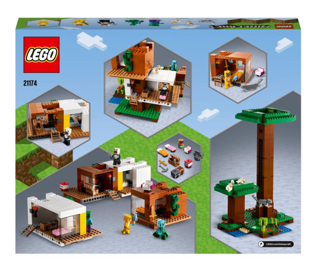 LEGO Minecraft 21174 Nowoczesny domek na drzewie - 1019959 - zdjęcie 12