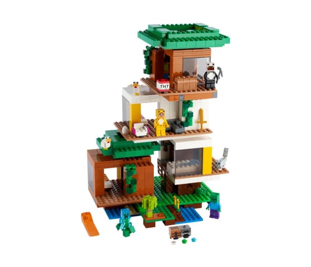 LEGO Minecraft 21174 Nowoczesny domek na drzewie - 1019959 - zdjęcie 11