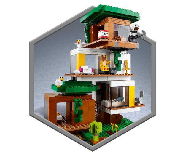 LEGO Minecraft 21174 Nowoczesny domek na drzewie - 1019959 - zdjęcie 5