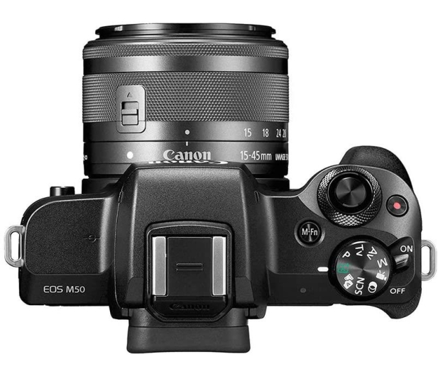Canon EOS M50 czarny + EF-M 15-45mm f/3.5-6.3 IS STM - 646533 - zdjęcie 3