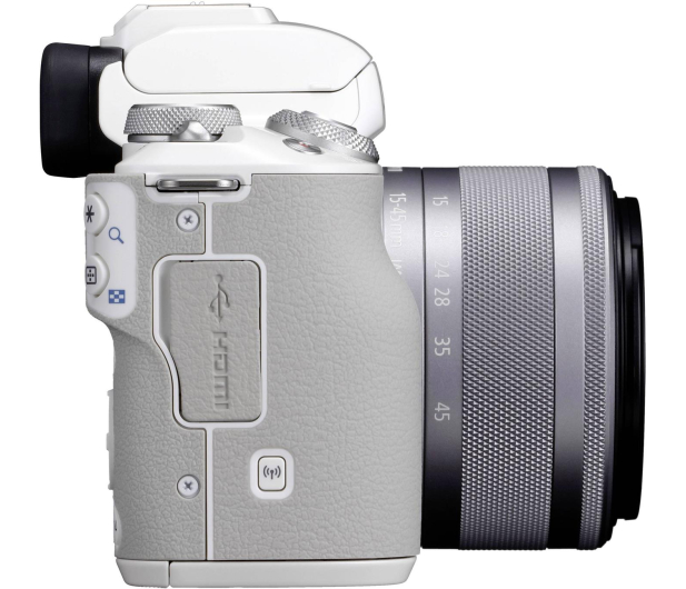 Canon EOS M50 biały + EF-M 15-45mm f/3.5-6.3 IS STM - 646538 - zdjęcie 4