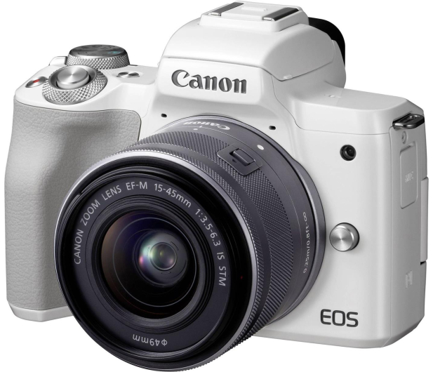 Canon EOS M50 biały + EF-M 15-45mm f/3.5-6.3 IS STM - 646538 - zdjęcie 2