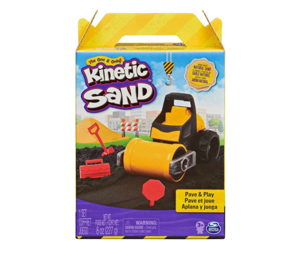 Spin Master Kinetic Sand Budowa Drogi Asfalt+ Wale - 1019059 - zdjęcie
