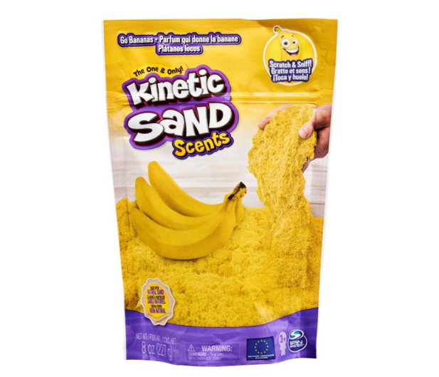Spin Master Kinetic Sand Smakowite Zapachy Banan - 1019053 - zdjęcie