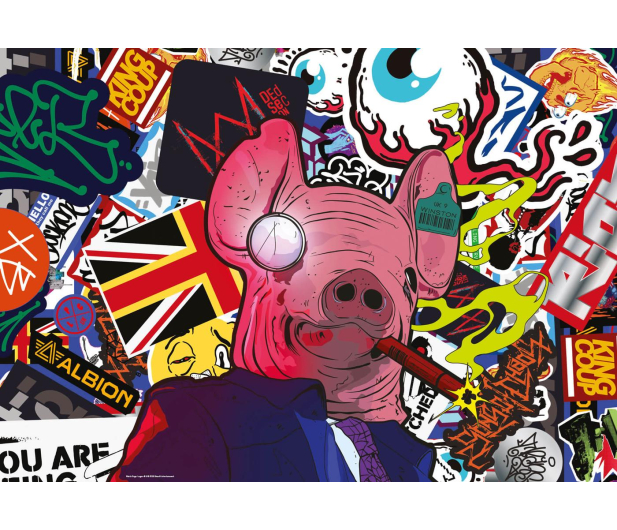Good Loot Watch Dogs Legion: Pig Mask puzzles 1000 - 648535 - zdjęcie 3