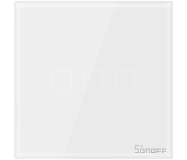 Sonoff Dotykowy Włącznik T2 EU TX (WiFi+RF433 3-kanałowy) - 645662 - zdjęcie 2