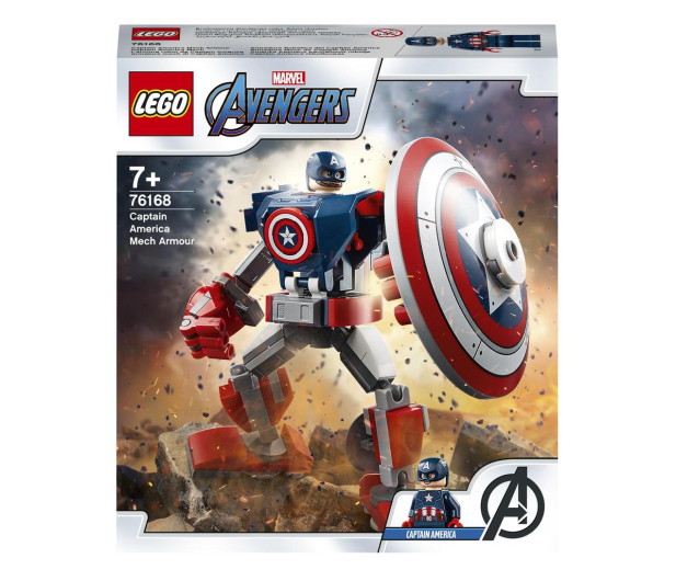 LEGO Marvel Avengers 76168 Opancerzony mech Kapitana - 1012837 - zdjęcie