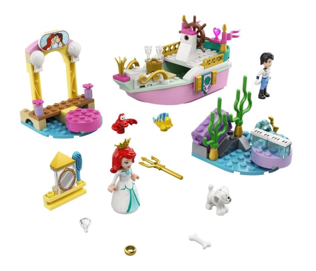 LEGO Disney 43191 Świąteczna łódź Arielki - 1012961 - zdjęcie 7