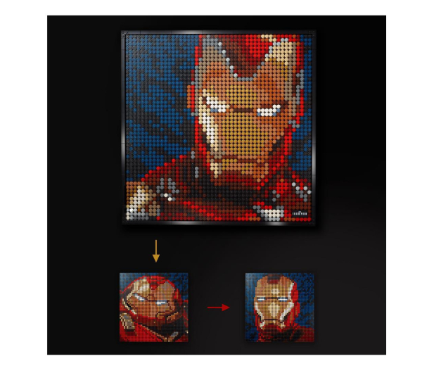 LEGO Art 31199 Iron Man z wytwórni Marvel Studios - 1008631 - zdjęcie 5