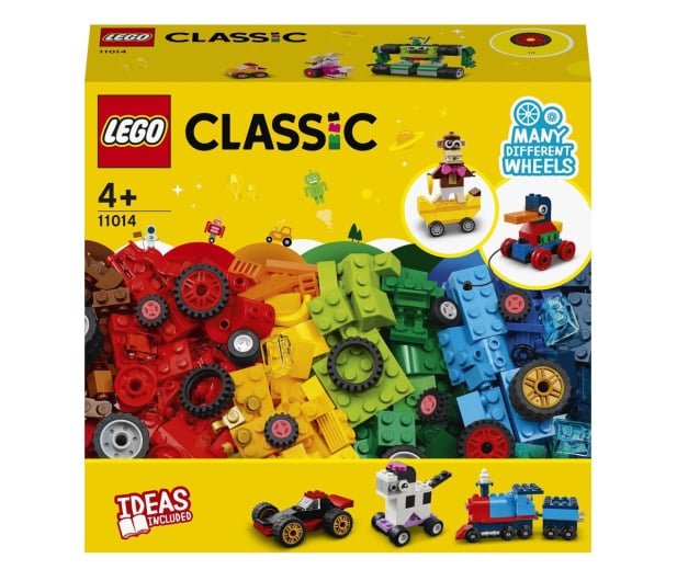 LEGO Classic 11014 Klocki na kołach - 1015570 - zdjęcie