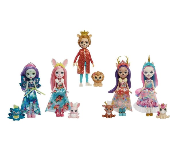 Mattel Enchantimals Królewscy Przyjaciele pięciopak - 1021734 - zdjęcie