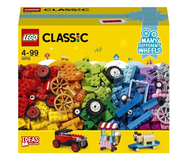 LEGO Classic 10715 Klocki na kółkach - 395095 - zdjęcie