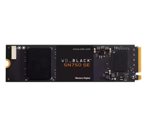 WD 1TB M.2 PCIe Gen4 NVMe Black SN750 SE - 661906 - zdjęcie