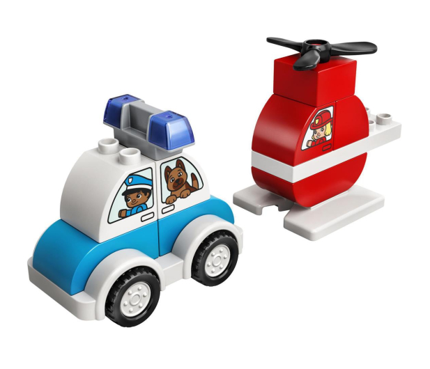 LEGO DUPLO 10957 Helikopter strażacki i radiowóz - 1012700 - zdjęcie 7