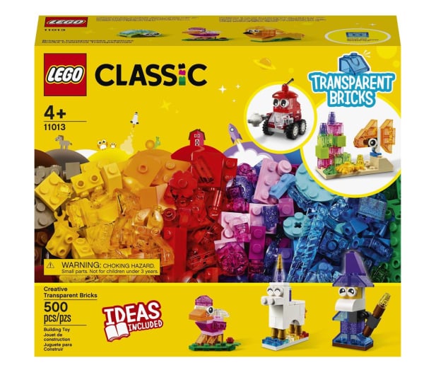 LEGO Classic 11013 Kreatywne przezroczyste klocki - 1012701 - zdjęcie 1