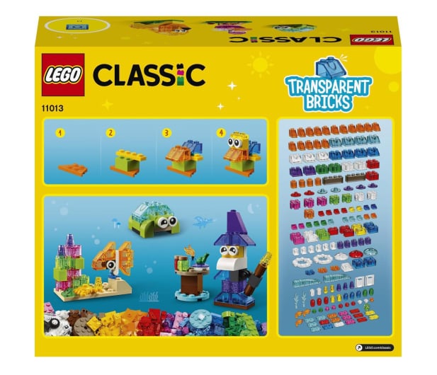 LEGO Classic 11013 Kreatywne przezroczyste klocki - 1012701 - zdjęcie 13