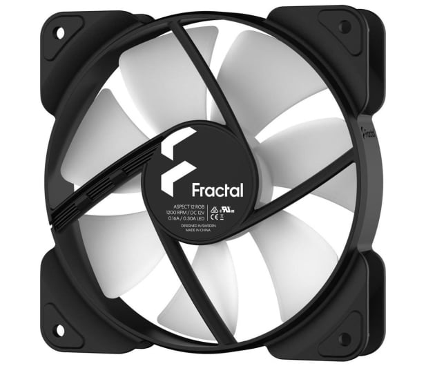 Fractal Design Aspect 12 RGB PWM Black Frame 120mm - 650896 - zdjęcie 3