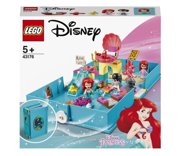 LEGO Disney 43176 Książka z przygodami Arielki - 532382 - zdjęcie
