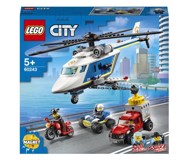 LEGO City 60243 Pościg helikopterem policyjnym - 532599 - zdjęcie