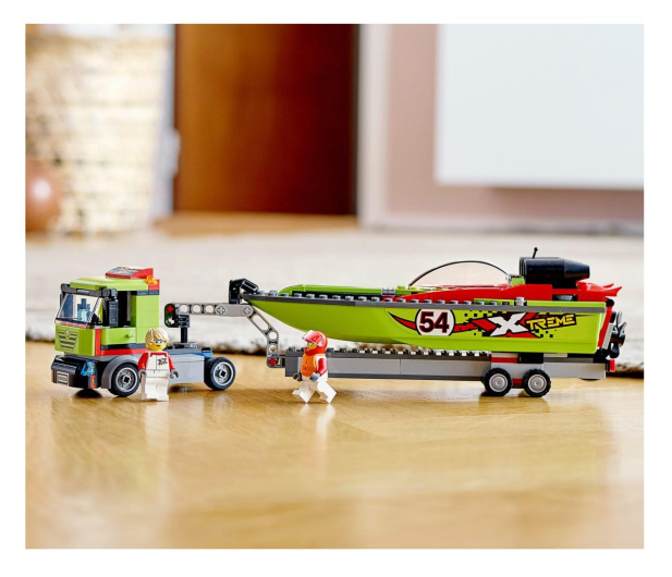 LEGO City 60254 Transporter łodzi wyścigowej - 532618 - zdjęcie 3