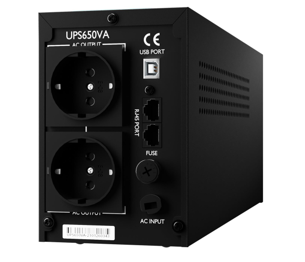 Newell UPS U650 (650VA/390W, 2x Schuko, LCD)           - 655266 - zdjęcie 2