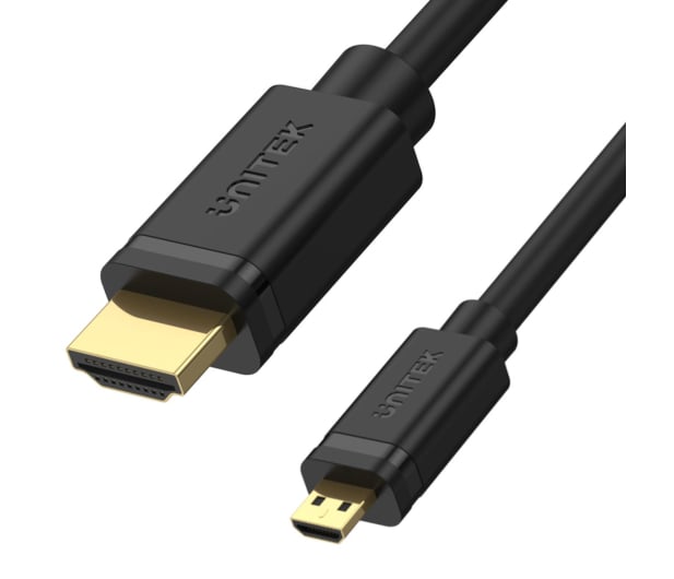 Unitek Kabel micro HDMI - HDMI 2.0 (4k/60Hz, 2m) - 662683 - zdjęcie 2