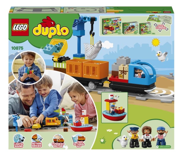 LEGO DUPLO 10875 Pociąg towarowy - 432468 - zdjęcie 8