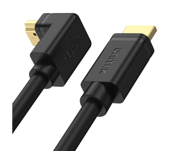 Unitek Kabel kątowy 90° HDMI 2.0 - HDMI 4K/60Hz 3m - 662689 - zdjęcie 2