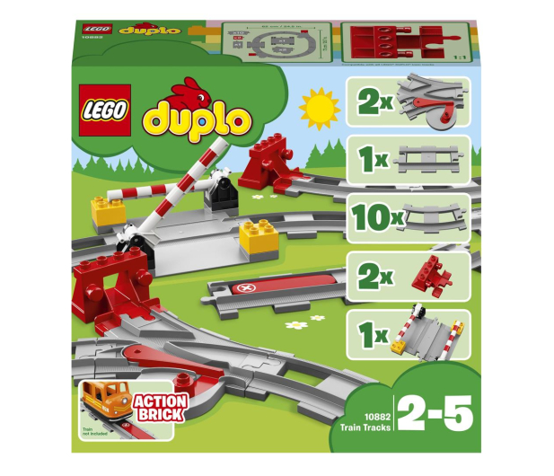 LEGO DUPLO 10882 Tory kolejowe - 432473 - zdjęcie