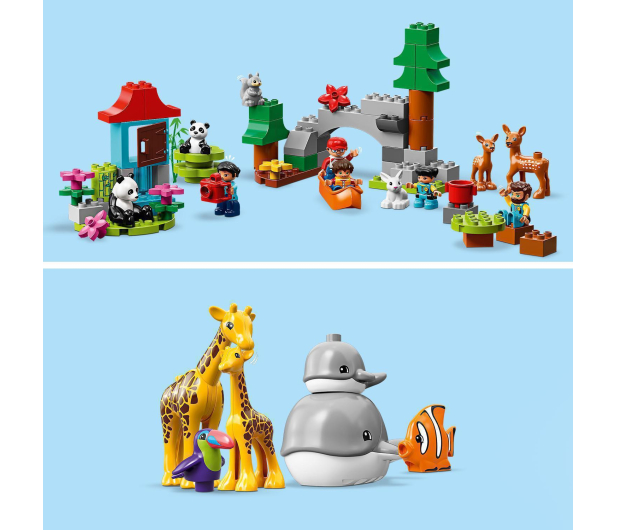 LEGO DUPLO 10907 Zwierzęta świata - 496097 - zdjęcie 6