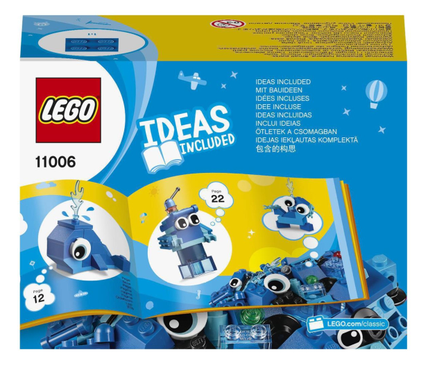 LEGO Classic 11006 Niebieskie klocki kreatywne - 532448 - zdjęcie 10