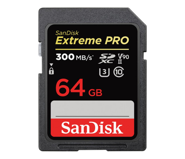 SanDisk 64GB SDXC Extreme Pro 300MB/s UHS-II V90 - 664538 - zdjęcie