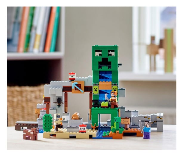 LEGO Minecraft 21155 Kopalnia Creeperów + Adidas 10282 Originals - 1034304 - zdjęcie 3