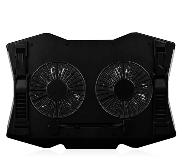 MODECOM MC-CF18 RGB Silent Fan Czarna Podstawka Chłodząca - 665549 - zdjęcie 3