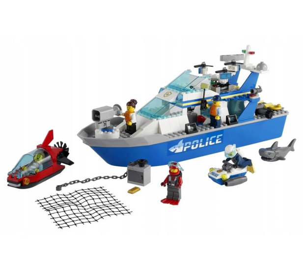 LEGO City 60277 Policyjna łódź patrolowa - 1013032 - zdjęcie 7