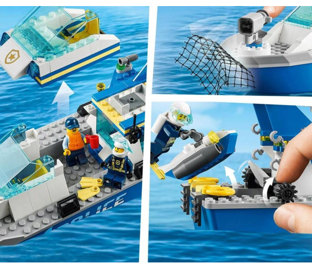 LEGO City 60277 Policyjna łódź patrolowa - 1013032 - zdjęcie 6