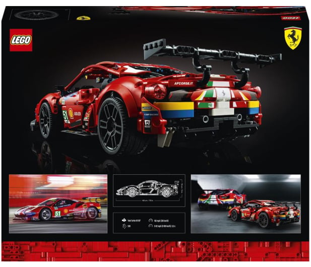 LEGO Technic 42125 Ferrari 488 GTE AF Corse #51 - 1012754 - zdjęcie 11