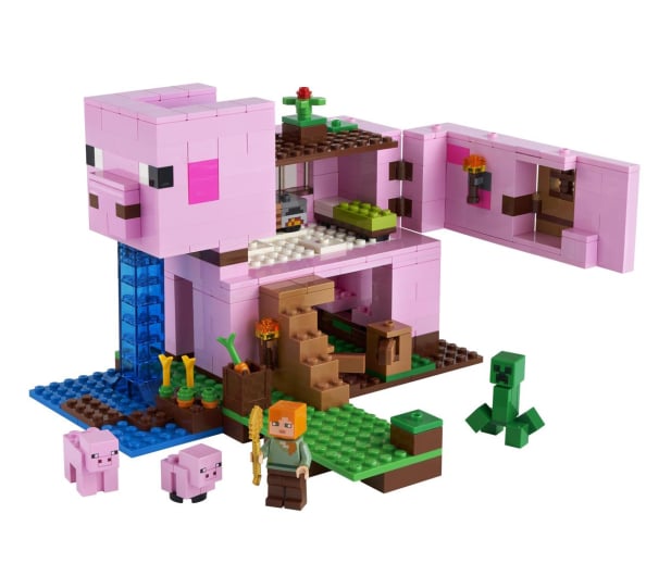 LEGO Minecraft 21170 Dom w kształcie świni - 1012703 - zdjęcie 6