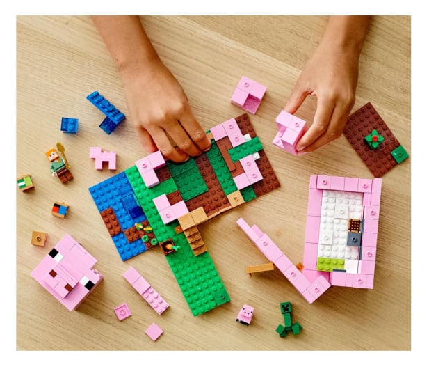 LEGO Minecraft 21170 Dom w kształcie świni - 1012703 - zdjęcie 2