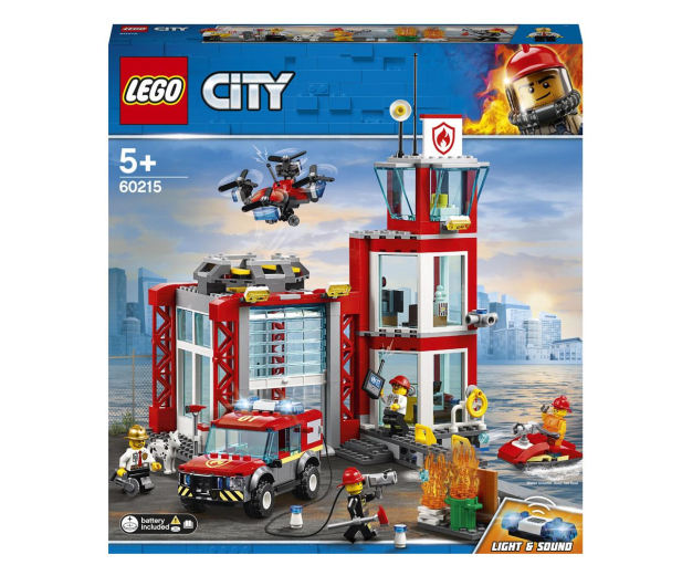 LEGO City 60215 Remiza strażacka - 465089 - zdjęcie