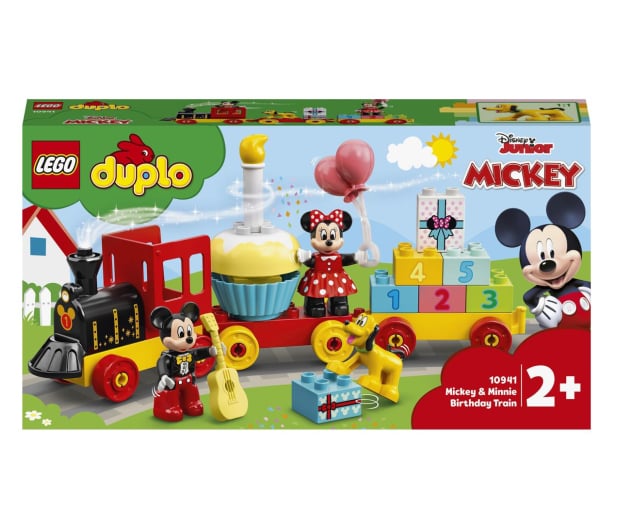 LEGO DUPLO 10941 Urodzinowy pociąg myszek Miki i Minnie - 1012697 - zdjęcie