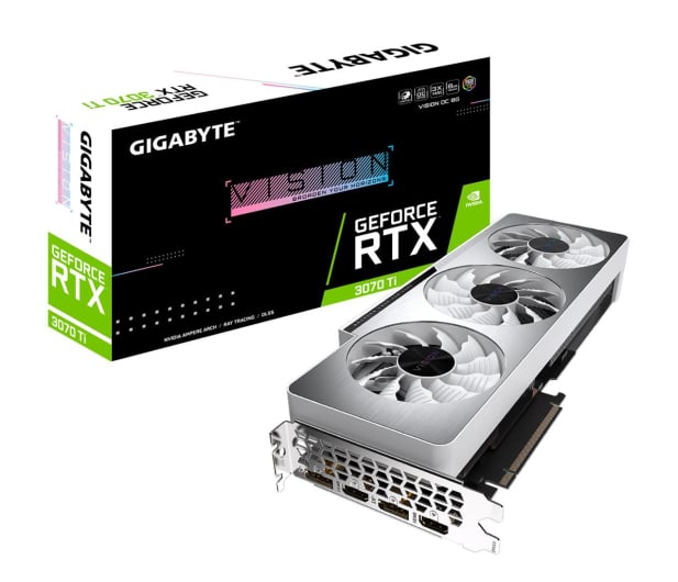 Gigabyte GeForce RTX 3070 Ti VISION OC 8GB GDDRX6 - 659842 - zdjęcie