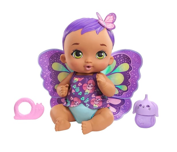 Mattel My Garden Baby Bobasek-Motylek Karmienie i przewijanie - 1023221 - zdjęcie