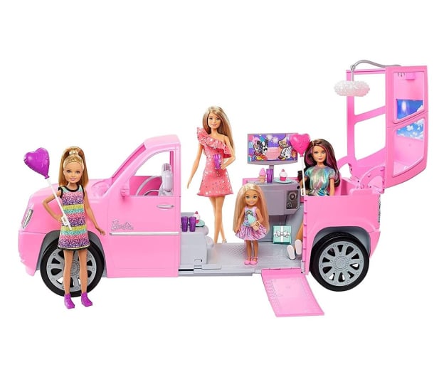 Barbie Limuzyna z siostrami + 4 lalki - 1023512 - zdjęcie