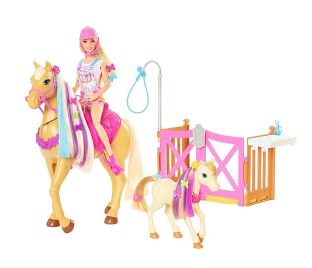 Barbie Koniki Stylizacja i opieka Zestaw Lalka + konie i akcesoria - 1023506 - zdjęcie