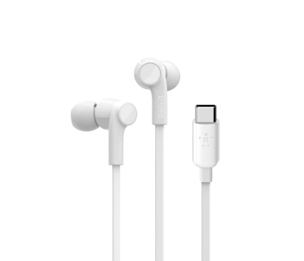 Belkin USB-C IN-EAR Headphone White - 669709 - zdjęcie 2