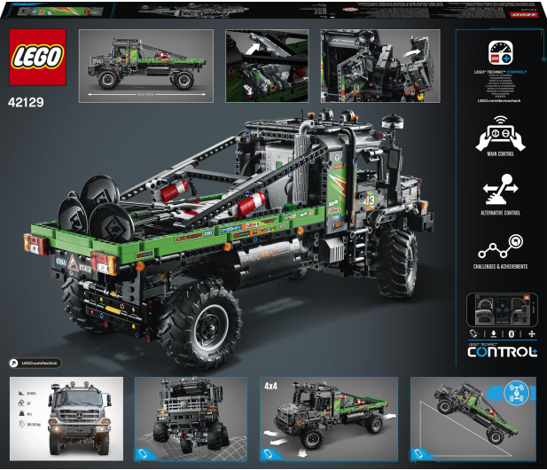 LEGO Technic 42129 Ciężarówka Mercedes-Benz Zetros - 1022668 - zdjęcie 6