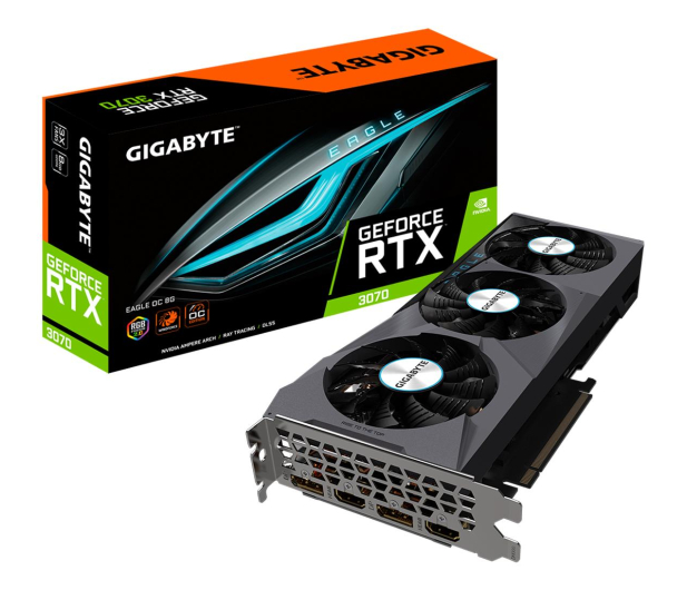 Gigabyte GeForce RTX 3070 EAGLE OC LHR 8GB GDDR6 - 670621 - zdjęcie