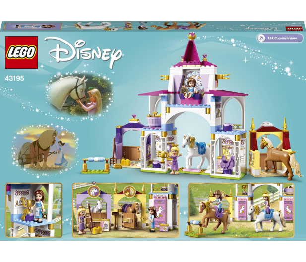 LEGO Disney Princess 43195 Królewska Stajnia Belli - 1022672 - zdjęcie 7
